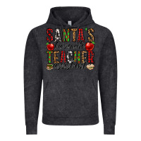Vintage Black santa's favorite teacher assistant Vintage Hoodie - Jasminsmagicworld