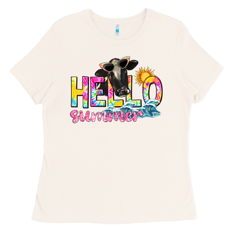 Hello Summer Ladies Tee by texasbilliewilder | Teevron
