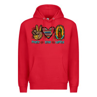 Red peace love lupita Premium Hoodie - JahusDesignShop