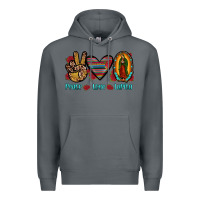 Rock peace love lupita Premium Hoodie - JahusDesignShop