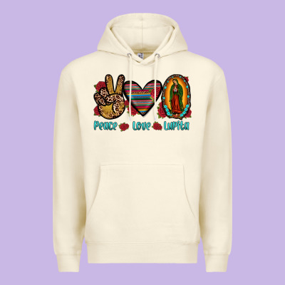 Peace Love Lupita Premium Hoodie Designed By Jahusdesignshop