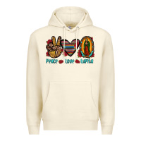 Sandshell peace love lupita Premium Hoodie - JahusDesignShop