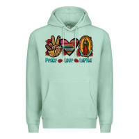 Seafoam peace love lupita Premium Hoodie - JahusDesignShop