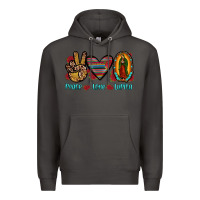 Smoke peace love lupita Premium Hoodie - JahusDesignShop
