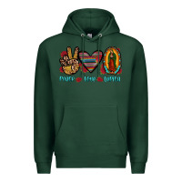 Sports Green peace love lupita Premium Hoodie - JahusDesignShop
