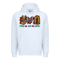 White peace love lupita Premium Hoodie - JahusDesignShop
