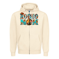 Sandshell Western Rodeo Mom Zipper Hoodie - BundleAndBundleShop
