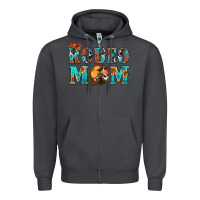 Smoke Western Rodeo Mom Zipper Hoodie - BundleAndBundleShop