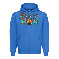 True Royal Western Rodeo Mom Zipper Hoodie - BundleAndBundleShop