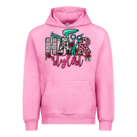 Fuchsia Pink hair stylist Urban Hoodie - OliviaCreatesArt
