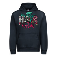 Navy hair stylist Urban Hoodie - OliviaCreatesArt