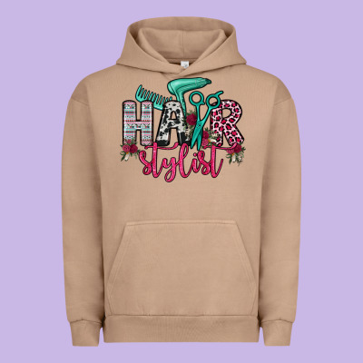 Hair Stylist Urban Hoodie Designed By Oliviacreatesart