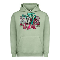 Pigment Oil Green hair stylist Urban Hoodie - OliviaCreatesArt