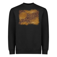 Black leopard background Heavyweight Sweatshirt - BarkalooDesign