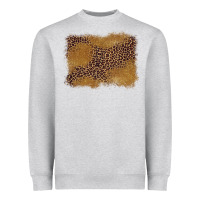 Leopard Background Heavyweight Sweatshirt | Teevron