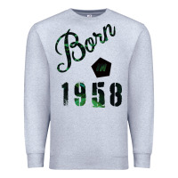 Heather Grey Born In 1958 Premium Sweatshirt - Bettercallsaul