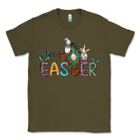 Army Green cross rabbit gnomes happy easter Classic Tee - Jasminsmagicworld