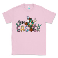 Bubblegum Pink cross rabbit gnomes happy easter Classic Tee - Jasminsmagicworld