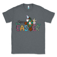 Charcoal Heather cross rabbit gnomes happy easter Classic Tee - Jasminsmagicworld