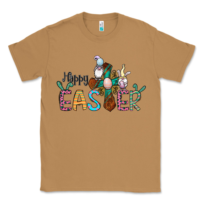 Cross Rabbit Gnomes Happy Easter Classic Tee by Jasminsmagicworld | Teevron
