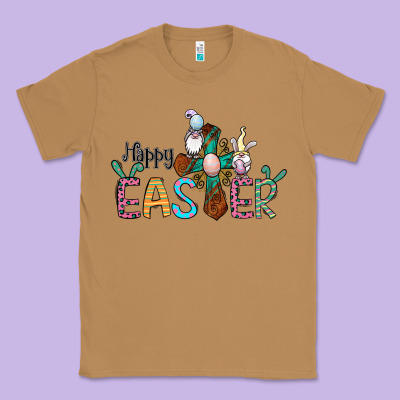 Cross Rabbit Gnomes Happy Easter Classic Tee Designed By Jasminsmagicworld