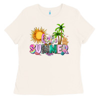 Bone hello summer with sun Ladies Tee - texasbilliewilder