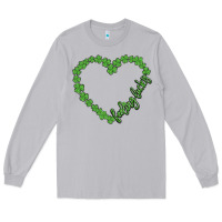 Moon Dust shamrock heart felling lucky Long Sleeve Tee - MaliasSmallBusiness