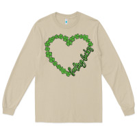 Mushroom shamrock heart felling lucky Long Sleeve Tee - MaliasSmallBusiness