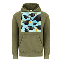 Vintage Olive graduation cap seamless pattern Vintage Hoodie - BundleAndBundleShop
