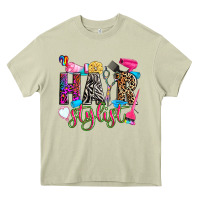 Mossy hairstylist Heavy Core Tee - Zillion Design Studio
