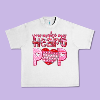 You Make My Heart Pop Urban Heavy Tee Designed By Nancycooperartshop