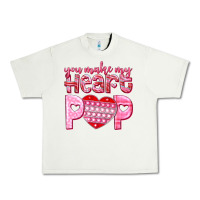 Pistachio you make my heart pop Urban Heavy Tee - NancyCooperArtShop