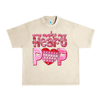 Sandshell you make my heart pop Urban Heavy Tee - NancyCooperArtShop