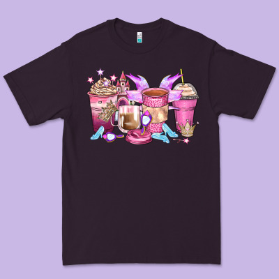 Princess Coffee Cups Premium Tee Designed By Zillion Design Studio