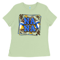 Matcha volleyball nana with leopard Ladies Tee - Zillion Design Studio