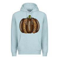 Blue Mist American Football Pumpkin Premium Hoodie - texasbilliewilder