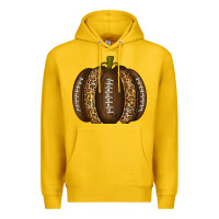 Lemon American Football Pumpkin Premium Hoodie - texasbilliewilder