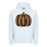 White American Football Pumpkin Premium Hoodie - texasbilliewilder