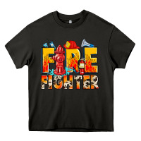 Asphalt firefighter Heavy Core Tee - Zillion Design Studio