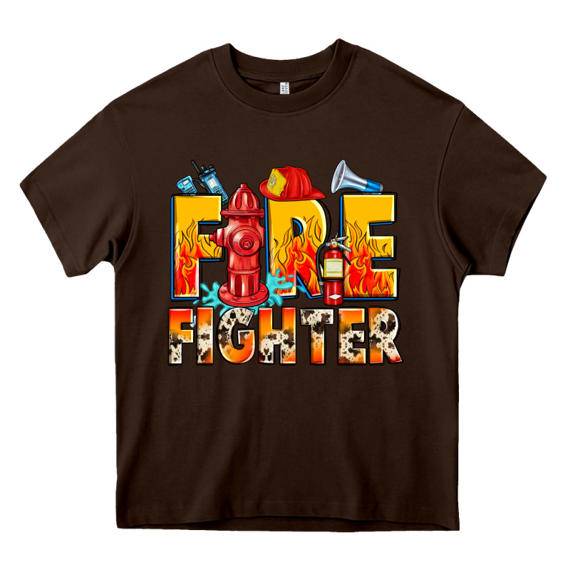 Firefighter Heavy Core Tee by Zillion Design Studio | Teevron