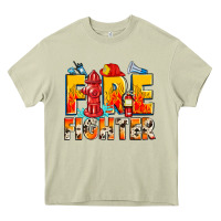 Mossy firefighter Heavy Core Tee - Zillion Design Studio