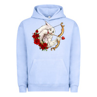 Pigment Grape Ice cupid cat Urban Hoodie - OliviaCreatesArt