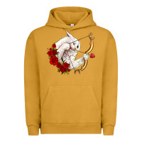 Pigment Peanut Butter cupid cat Urban Hoodie - OliviaCreatesArt