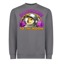 Storm doge coin to the moon 80's retro sunset Heavyweight Sweatshirt - Jasminsmagicworld