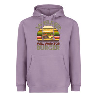 Lavender Welder Wıll Work For Burger Heavyweight Hoodie - Bettercallsaul