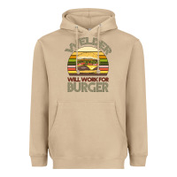 Mushroom Welder Wıll Work For Burger Heavyweight Hoodie - Bettercallsaul