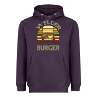 Plum Welder Wıll Work For Burger Heavyweight Hoodie - Bettercallsaul