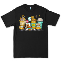 Black school bus coffee cups Premium Tee - Zillion Design Studio