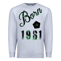 Heather Grey Born In 1961 Premium Sweatshirt - Bettercallsaul