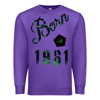 Purple Born In 1961 Premium Sweatshirt - Bettercallsaul